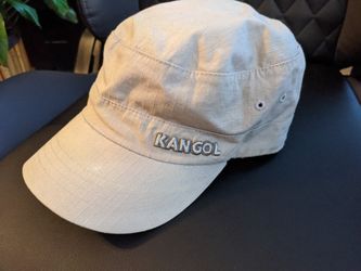 Kangol - Army Cap With Side Pocket Grey Size S/M Rare