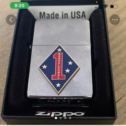 Zippo Lighter 1st marine Division Guadalcanal 