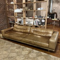 HD Buttercup Leather Couch