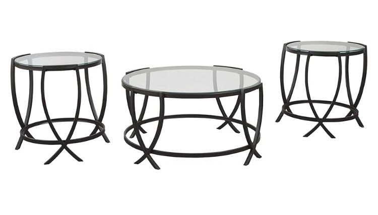 Tarrin Table (Set of 3), Black by Ashley