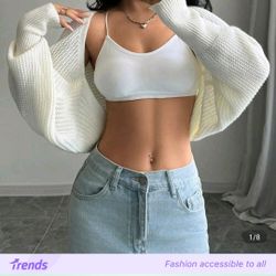 New White & Black Shein Sweaters