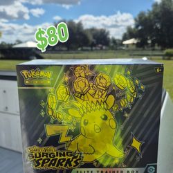 Pokemon  Surging Sparks Elite Trainer Box - SV08 Factory Sealed