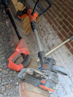 Black n Decker hedge trimmer and weed eater
