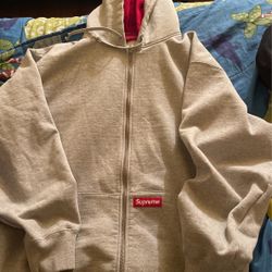 Supreme Double Hood Facemask Zip Up Hooded Sweatshirt for