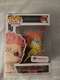 Jujutsu Kaisen Ryomen Sukuna Funko Pop Signed By Ray Chase VERIFIED