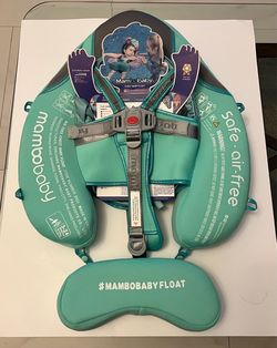 Mambobaby Float Add Tail Baby Swim Float with Canopy, Non-Inflatable Pool Trainer Toy
