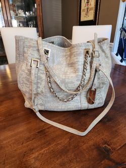 Emma & Sophia Tote Bag with Chain Handles