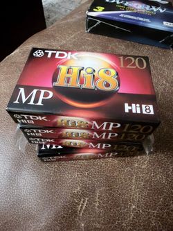 Video & Audio —  Maxwell 8 mm videotape. Collection of Maxwell audio cassettes - TDK D90 —? Maxwell 8 mm videotape.