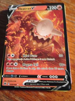 Heatran V Pokémon Card 025/189