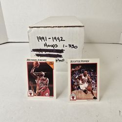1991-92 Hoops Basketball Series 1 Complete Set (1-330) Jordan Bird HOF