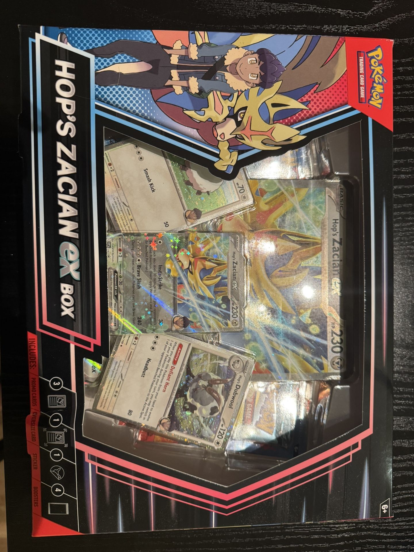 Pokemon Hop's Zacian EX Collection Box Brand New Factory Sealed - In hand