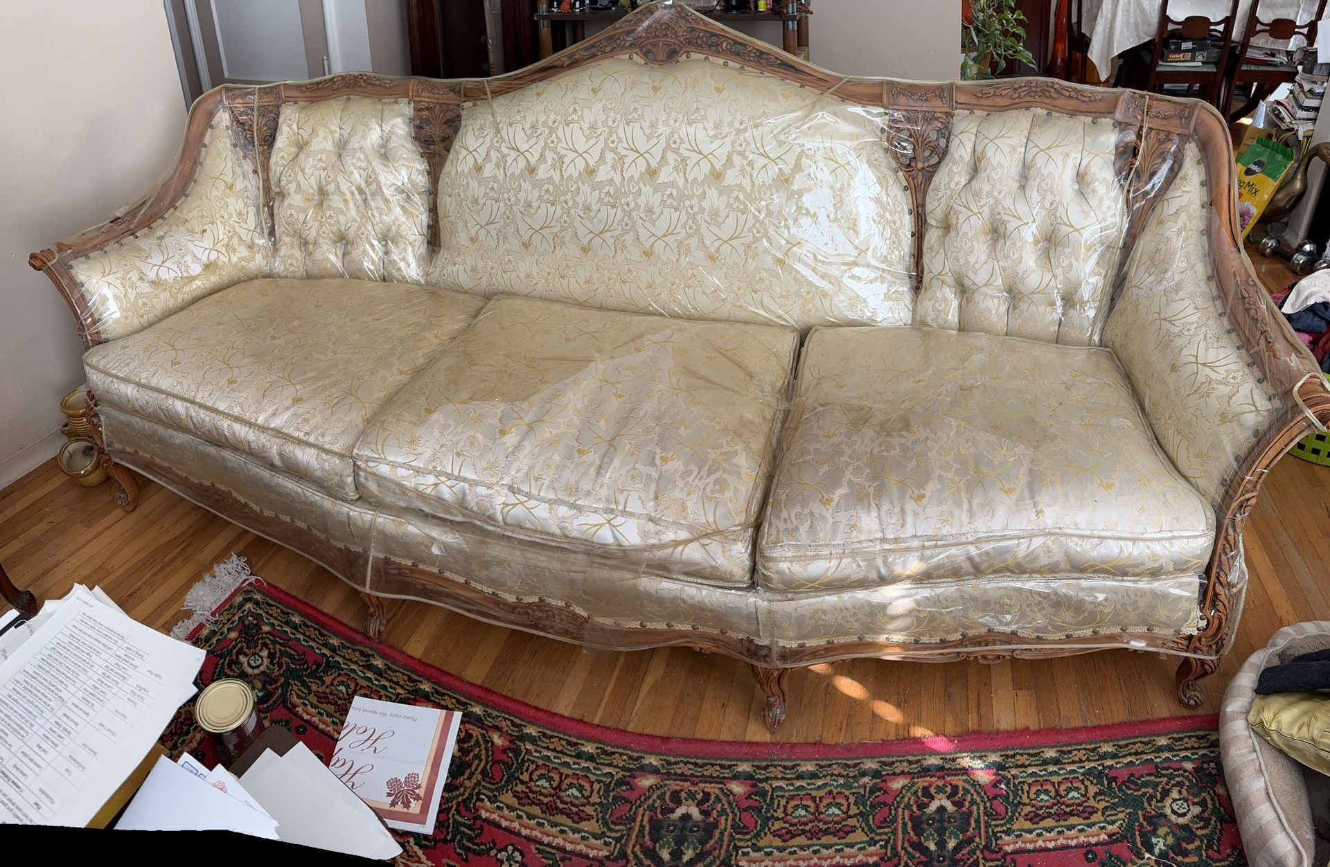 7’ Sofa And Matching Chair