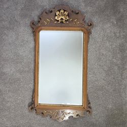 Vtg La Barge Mirror 39.5" x 21" No. 1625 B Made in Italy Wooden Frame