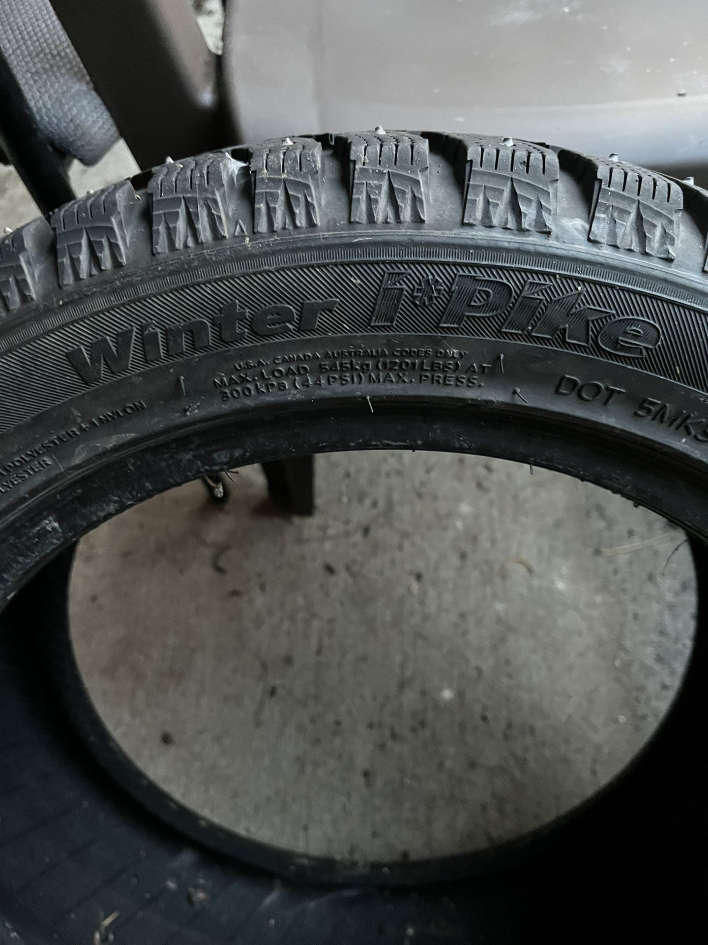 4 Winter Studded Tires Hankook Great Shape! for Sale in Vancouver