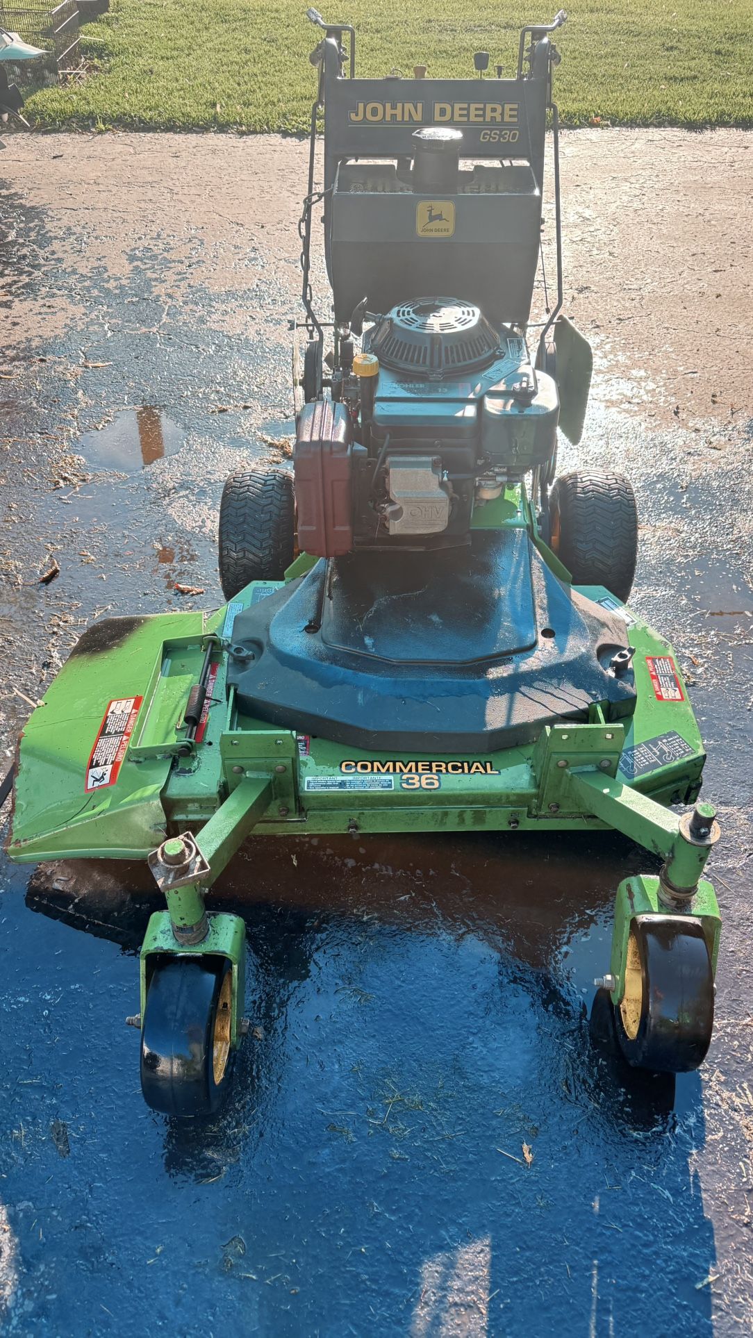 2012 John Deere 36" walk behind mower