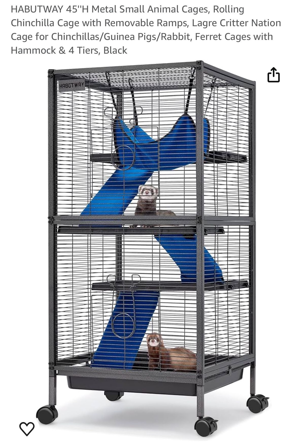 New! Ferret/chinchilla cage 