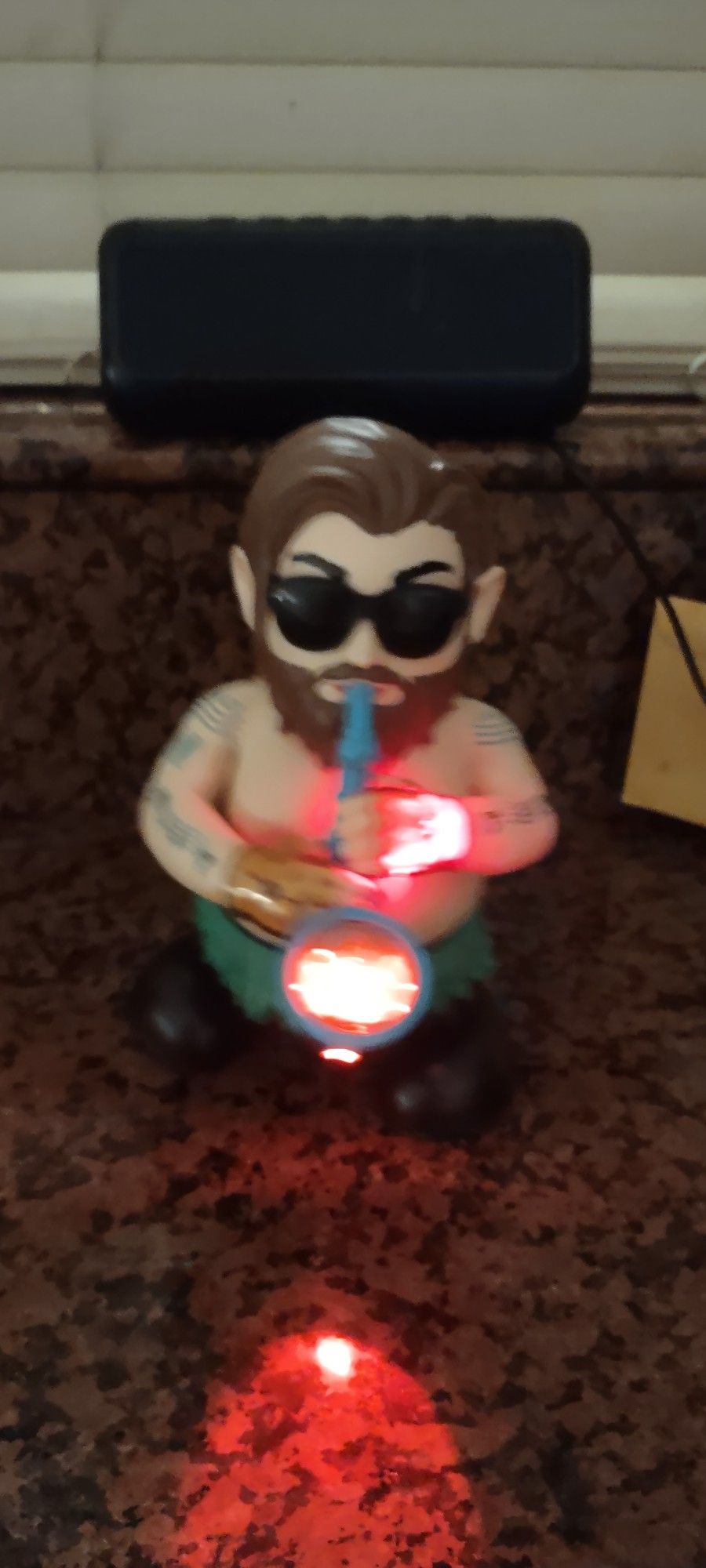 Singing Saxophone Toy Fun Musical Player with Music Lights Walk Left and Right.