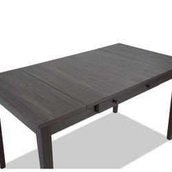 Homeworks Dark Brown Counter Height Lift-Top Storage Dining Table 