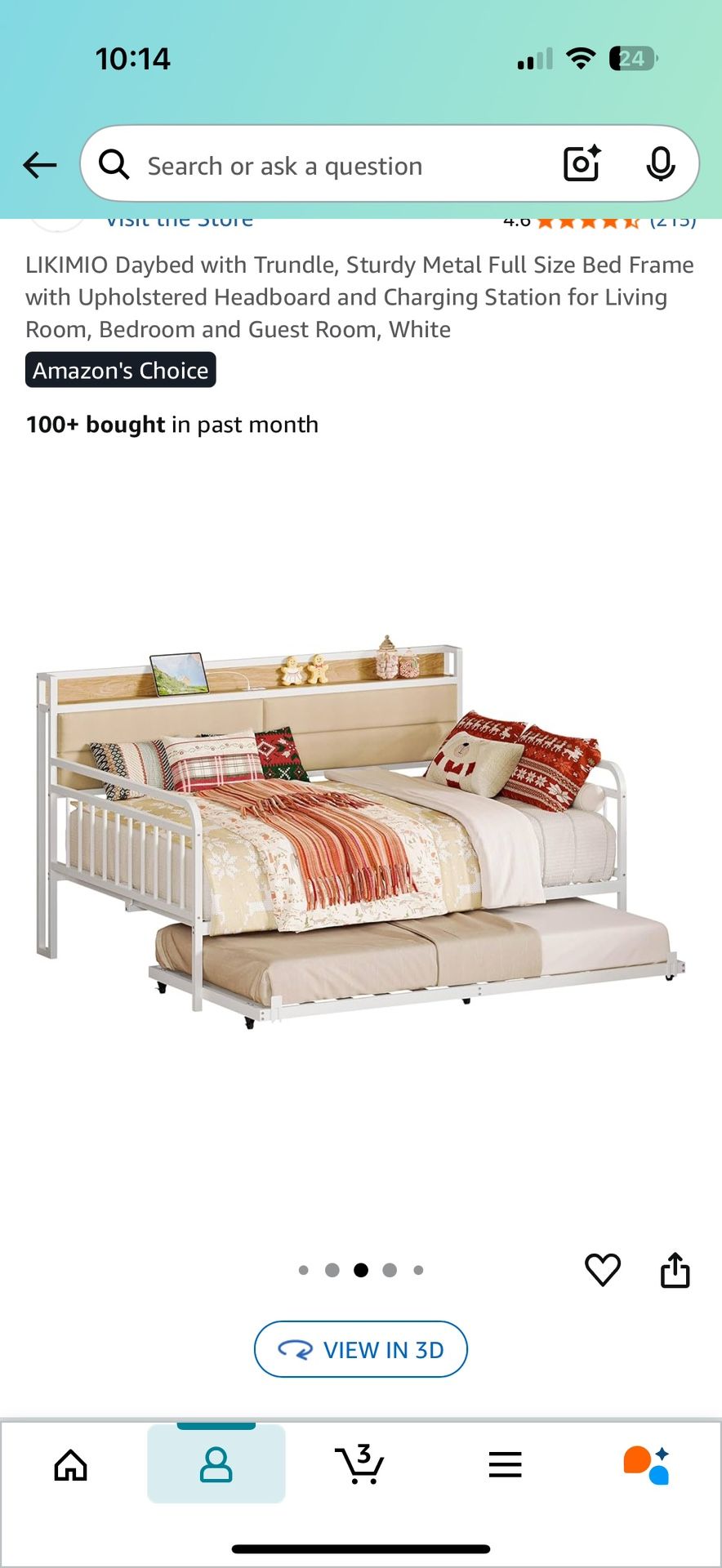 Amazon Day Full day Bed w Twin Trundle.,All Products : American Fashion Style Bags On Sale