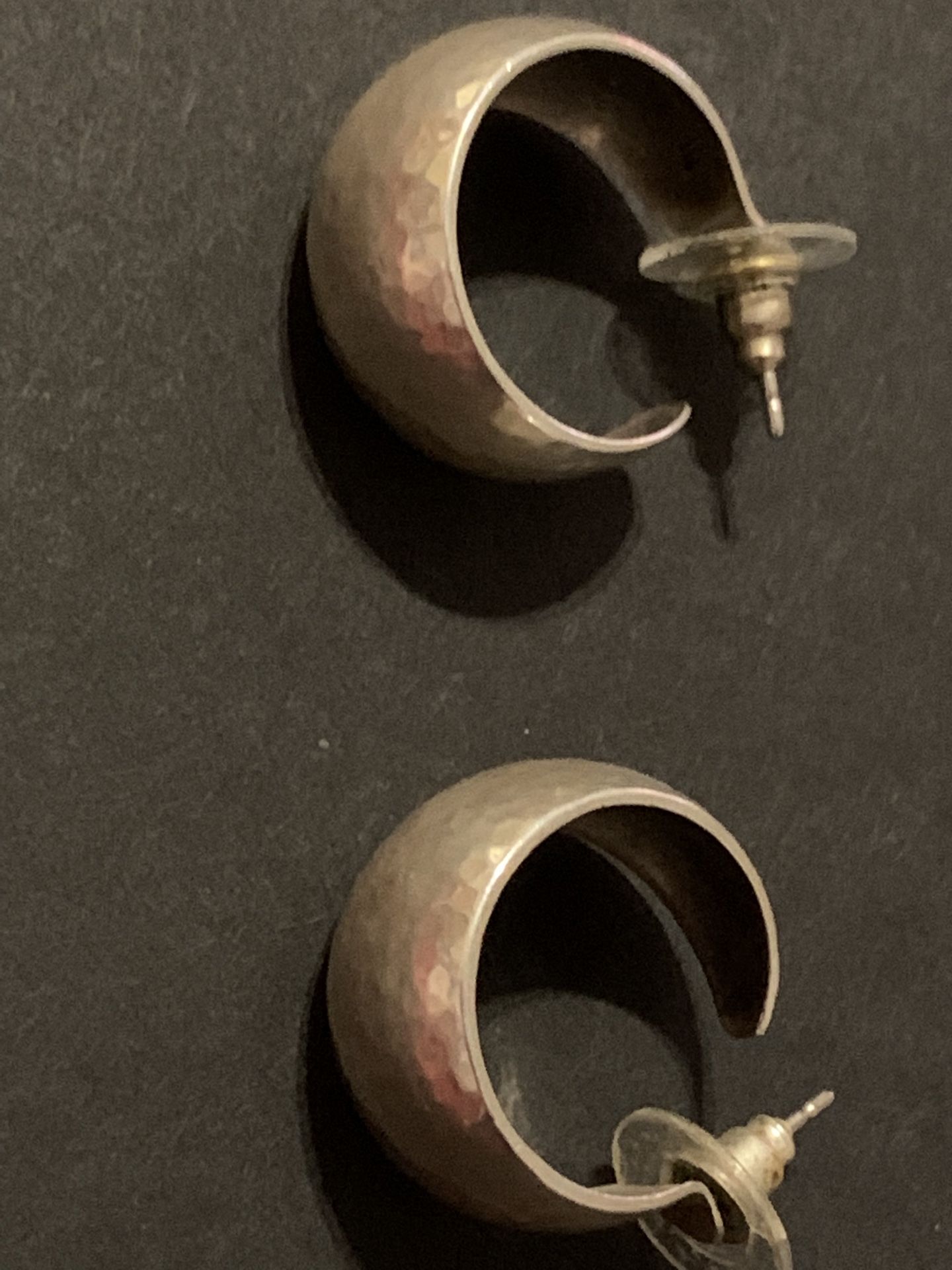 Silver Hoops