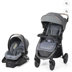 Monbebe Maisy Deluxe Travel System, Castlepoint, Infant & Toddler, Unisex