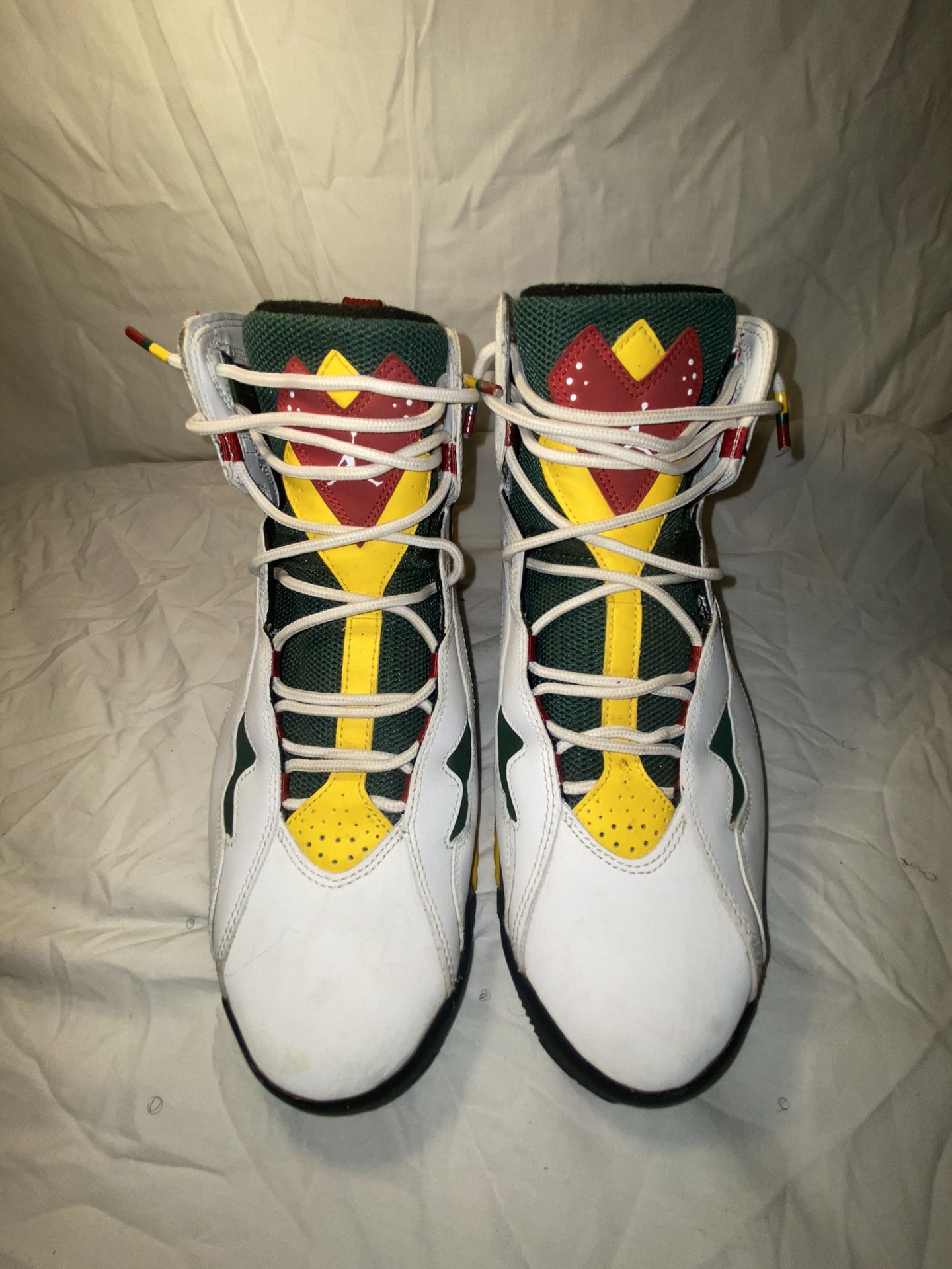 Jordan 7 True Flight White Fir Amarillo