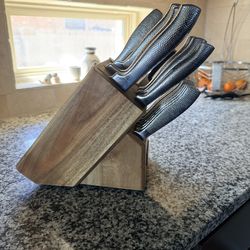Acacia Wood Knife Set