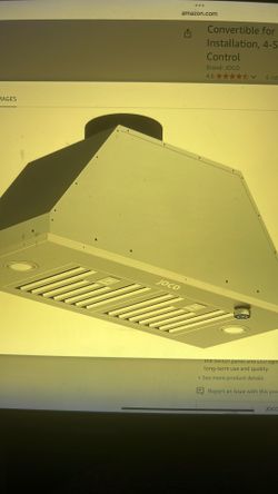 NEW 30” Built-in/Insert Range Hood. 880 CFM Stainless Steel Kitchen Vent Hood, Convertible for Ducted or Ductless Installation, 4-Speed Knob Control 