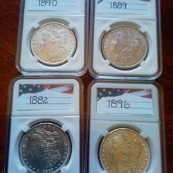Miscellaneous Silver Dollars For Sale $78 Each 