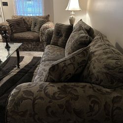 Sofa And  Oversized Chair Set