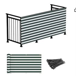6ft x50ft Privacy Screen Fence stripe Shade Net Cover Wall Garden Yard