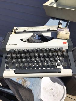 Vintage Olympia type writer.
