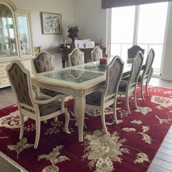 Dining Table & China Cabinet Set