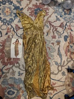 Gods & Goddesses Golden Era Dress Costume 1 piece only adult size brand new/M/L
