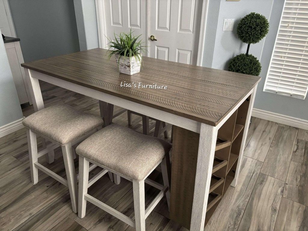 Beautiful Counter Height Dining Table 