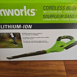 Greenworks 40v Cordless Leaf Blower