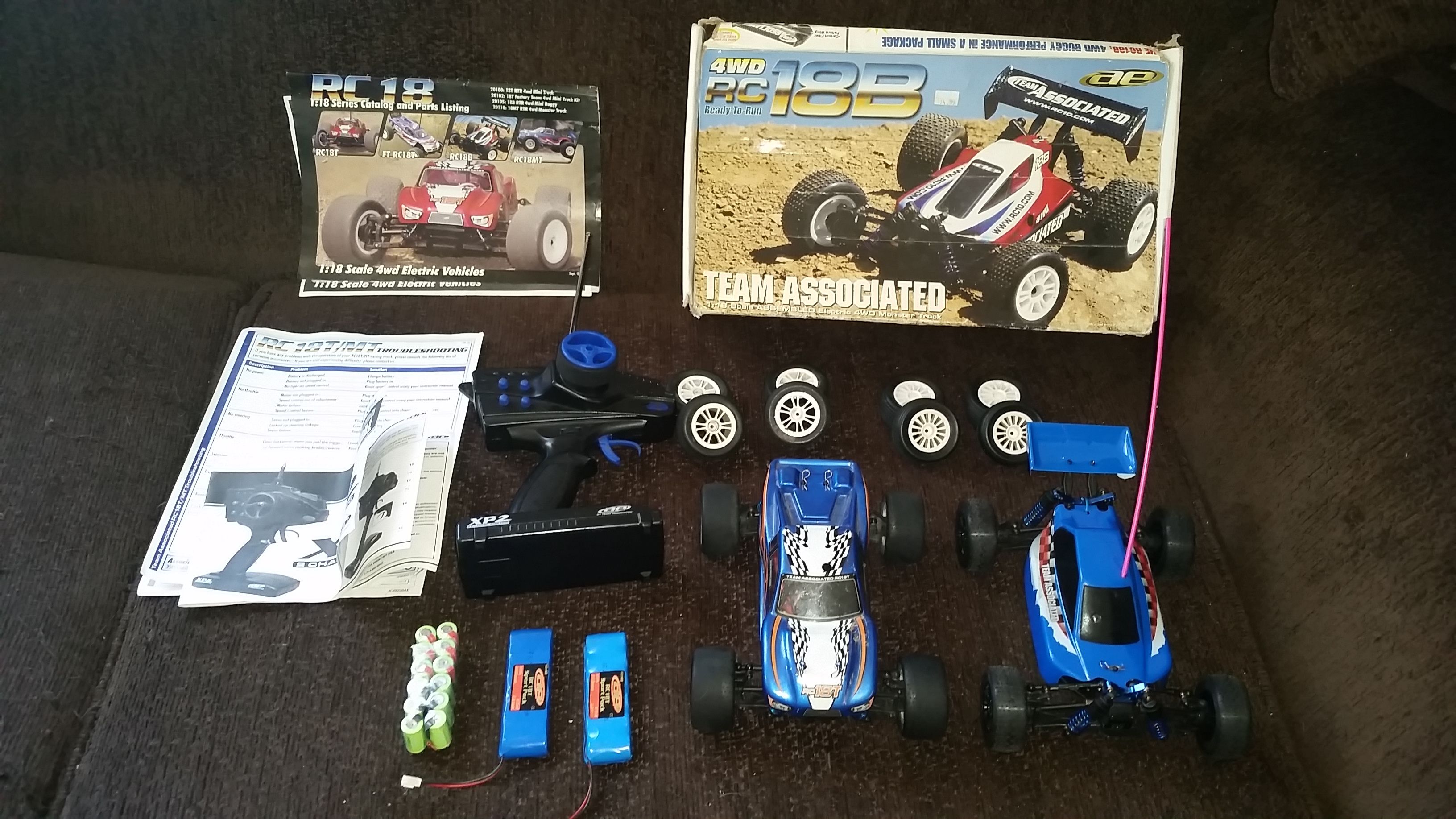 team associated rc18t and rc18b