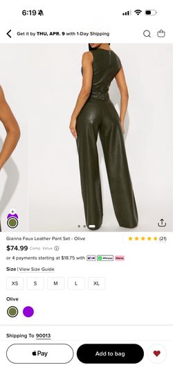 2 piece matching Olive set