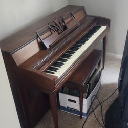 Lyon- Healy Upright Piano W/ Bench