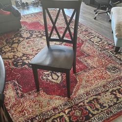 Brand New Black Wooden Dining Chair