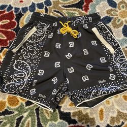 Rhude Paisley Shorts 