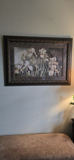Beautiful Wall Feamed Picture Of Irisea