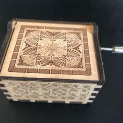 Vintage Sunshine Wooden Music Box Gift