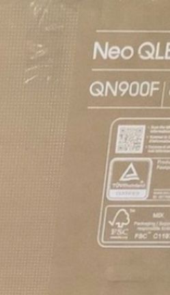 ⭕️ Samsung  75” Class QN900F Neo QLED 8k Smart Tizen TV