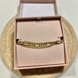 NIB Layered Gold Bracelet