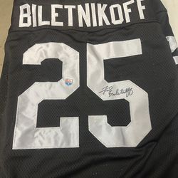 Autographed biletnikoff
