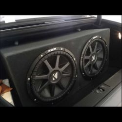 Kicker 15s And 3000watt Amp 
