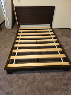 Full size bed and Sealy mattress