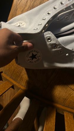 Baby blue converse size 13