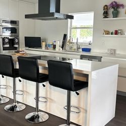 Set 4 Bar Stools (Nuevo En Su Caja) 